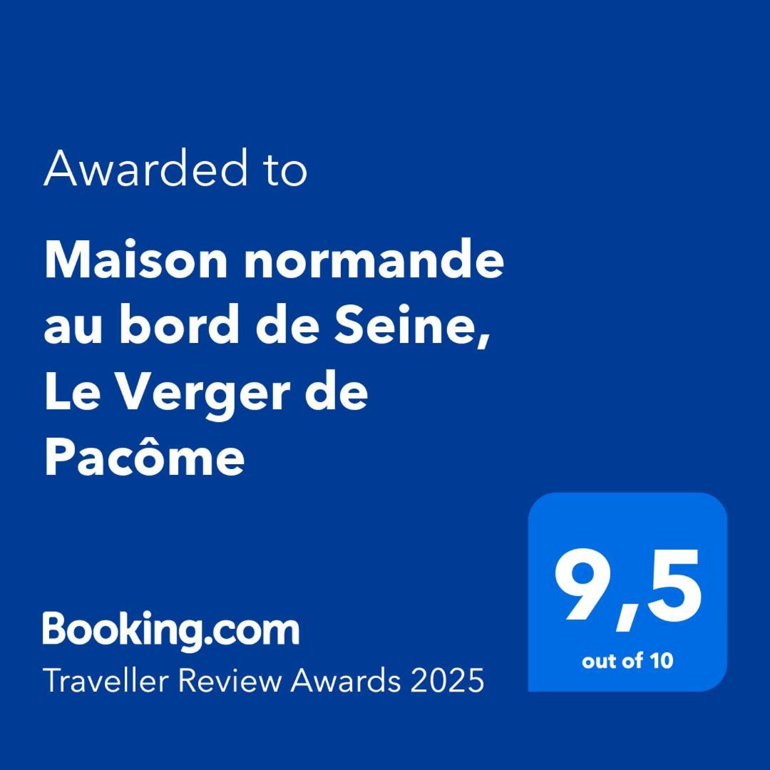 Maison Normande Au Bord De Seine, Le Verger De Pacome Anneville-Ambourville エクステリア 写真